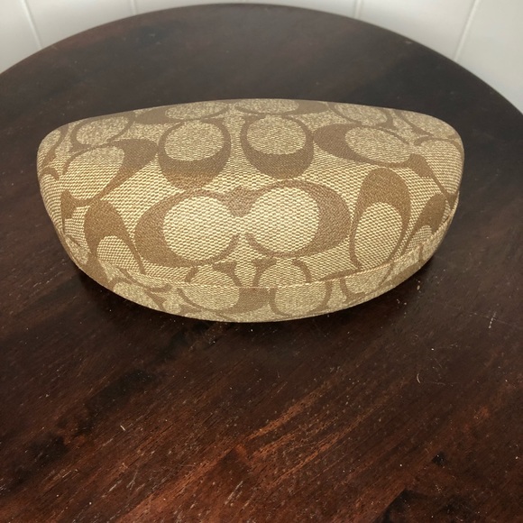 Coach Sunglasses Case - Brown Hard Side - Picture 1 of 7
